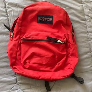 Red Jansport Bookbag